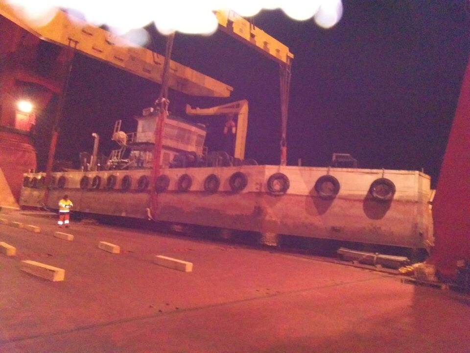 BETA LOGISTICS LIMITED  finished  380 tons dredger   heavy lift 